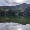 Bowen Lake. Lots of dispersed camp sites nearby.