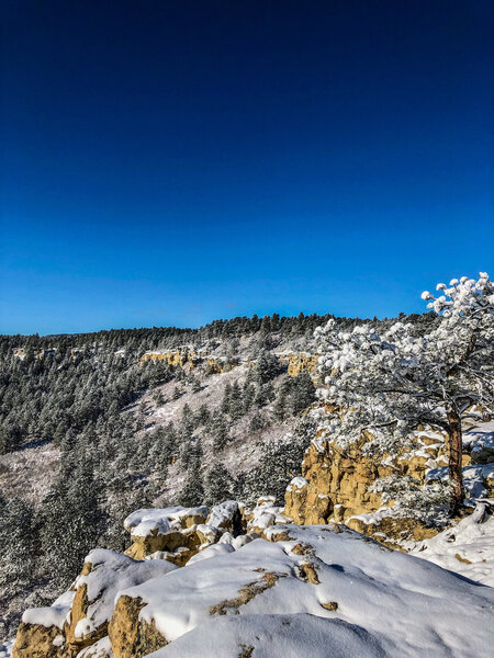 Great spot for some hot chocolate while snowshoeing.