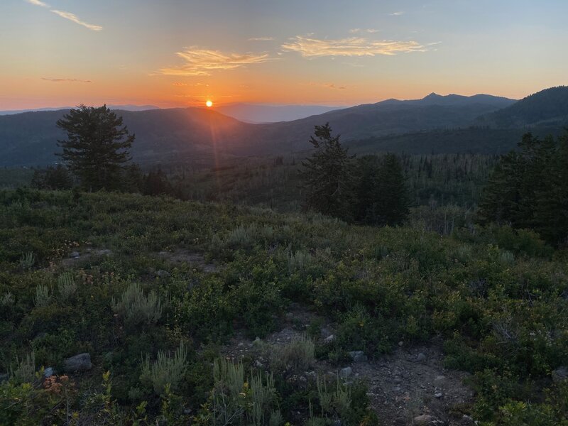 Sunset on the Panorama Trail