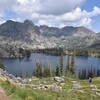 Gilpin Lake on the Zirkel Circle route (we hiked it counterclockwise)