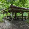 Picnic spot along the Fukugawa Falls Trail.