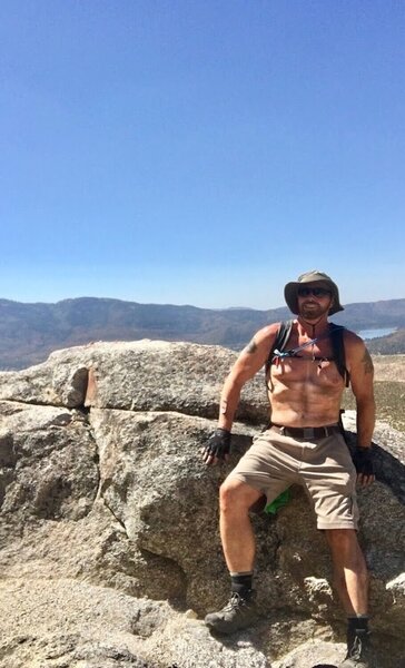 Above Lake Hemet on Apache Peak Trail.