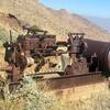 Compressor used at the tungsten mine during World War II.