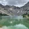 Mystic lake on a summer day.