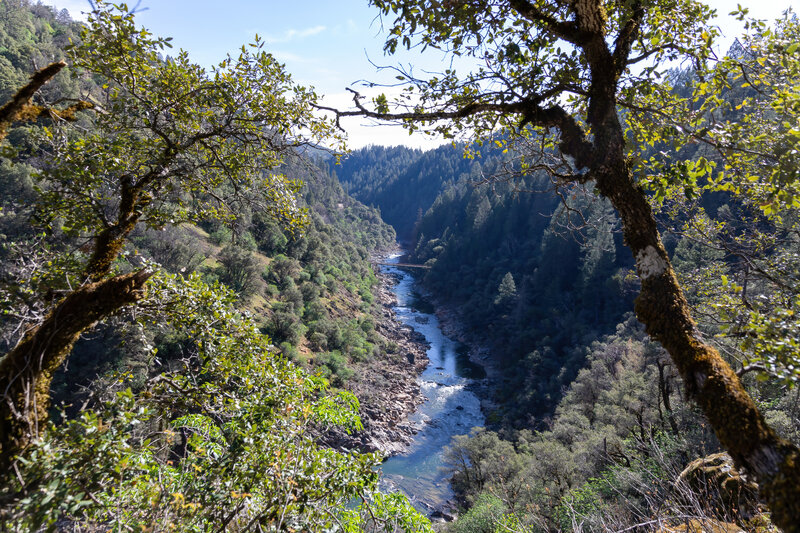 Edwards Crossing from South Yuba Trail.