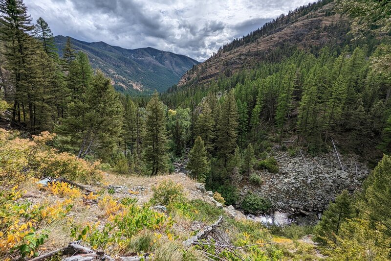 Southward canyon view.