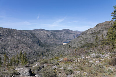 O'Shaughnessy Dam and Hetch Hetchy Reservoir.