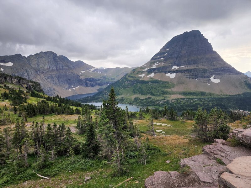 View at Hidden Lake overlook. Spectacular!