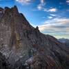 View looking south near Broken Hand Pass on the way up Crestone Needle.