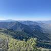 Atop Carr Peak looking north.