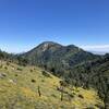 Looking south at Miller Peak on the way to Carr Peak.