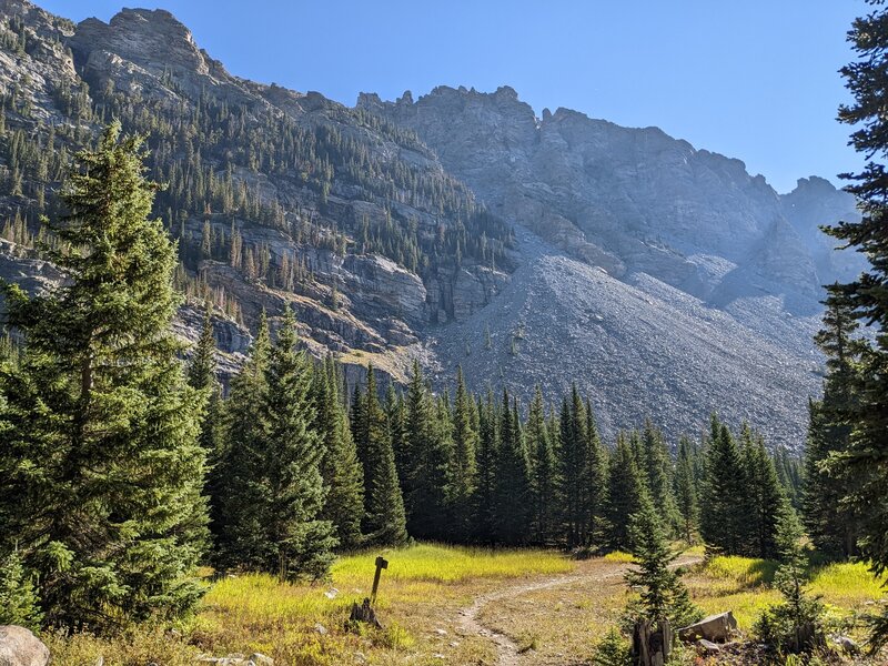 A view along the way to Red Deer Campground.