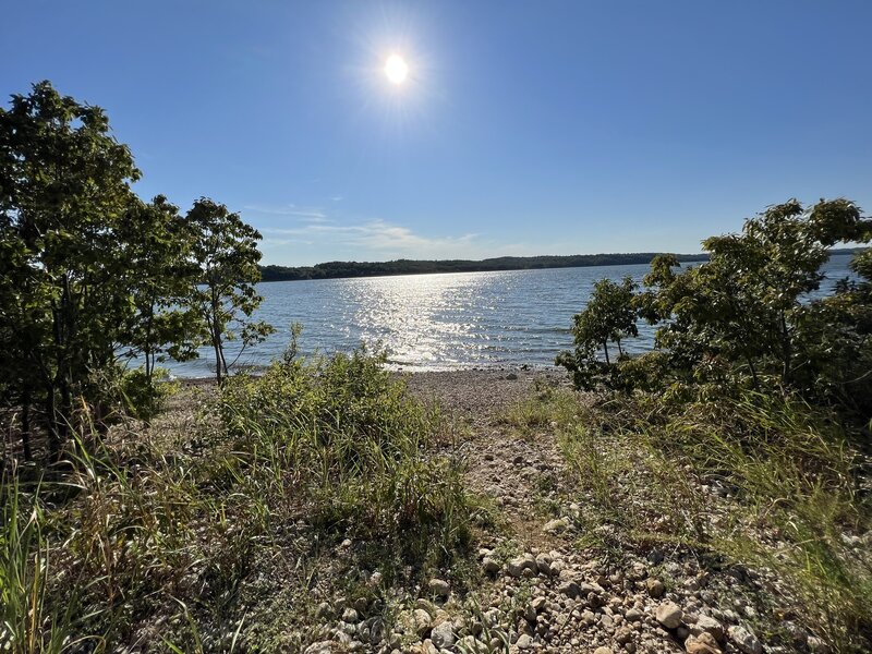 View from the end of Lakeview Trail.