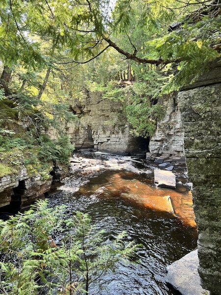 Canyon view after the falls.