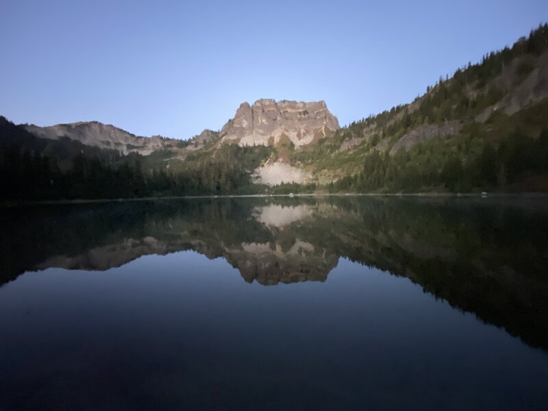 Sunrise over Little Cougar Lake