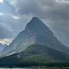 Grinnell Point view from Many Glacier Hotel