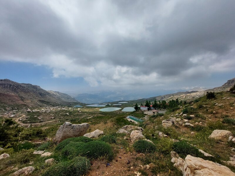 The lakes of Aqoura