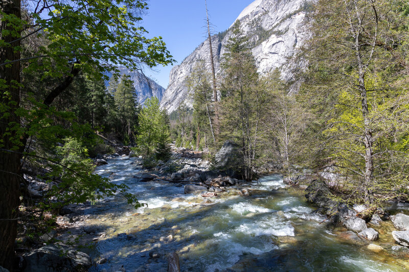 Tenaya Creek from the foot bridge on the Mirror Lake Loop.