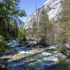 Tenaya Creek from the foot bridge on the Mirror Lake Loop.