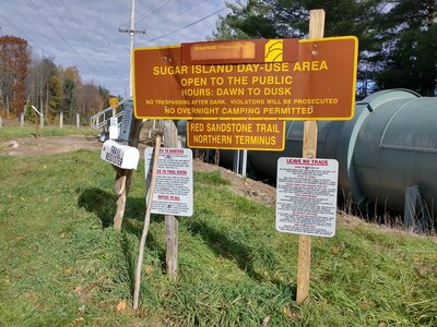 Trailhead - northern terminus