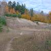 Red sandstone quarry