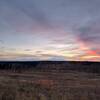 Pike's Peak at sunset from the easter Palmer Divide.