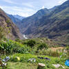 Taking a long lunch break at Chiquisca watching the Rio Apurimac.