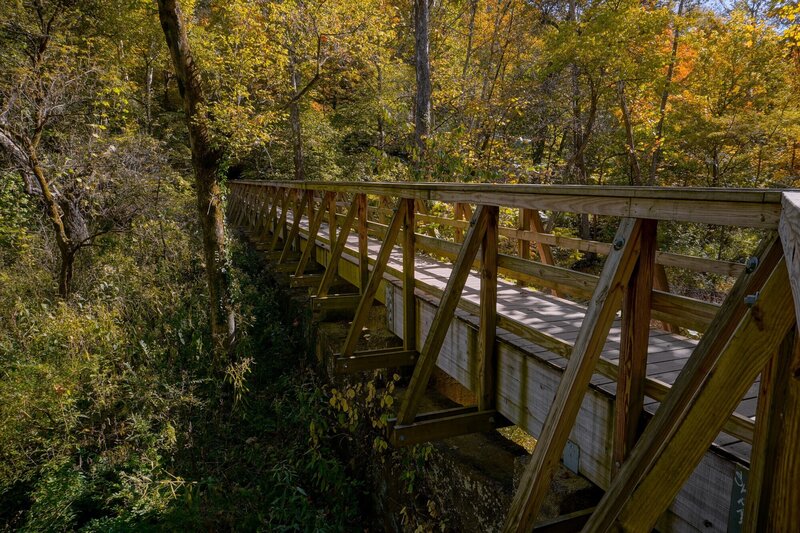 A bridge at Glen Helen