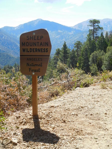 Sheep Mountain Wilderness boundary