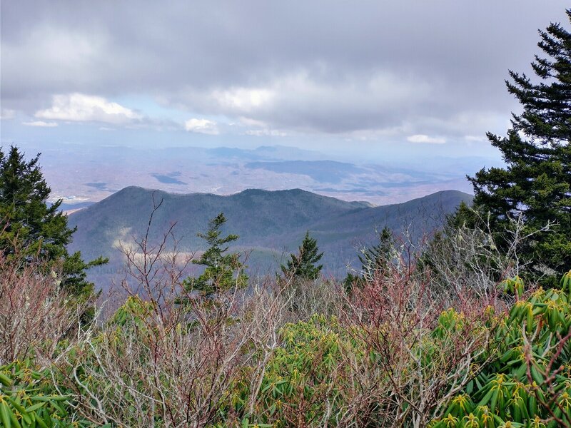 View from Rocky Spur Overlook.