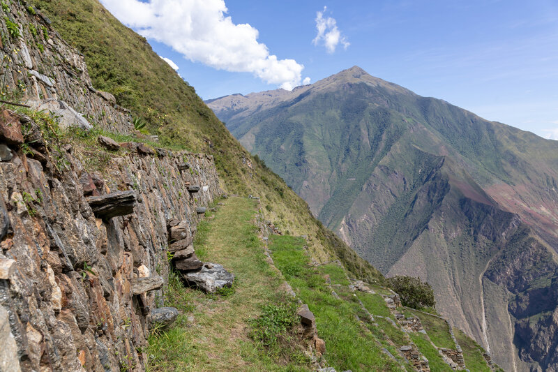 Crossing the Llama Terraces