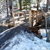 13 Mar 2020; Dry Pond Bridge Crossing over Whites Creek. CROSS the bridge to Jones Whites Creek Loop + Church's Pond Trail (N39° 22.726' W119° 51.377')