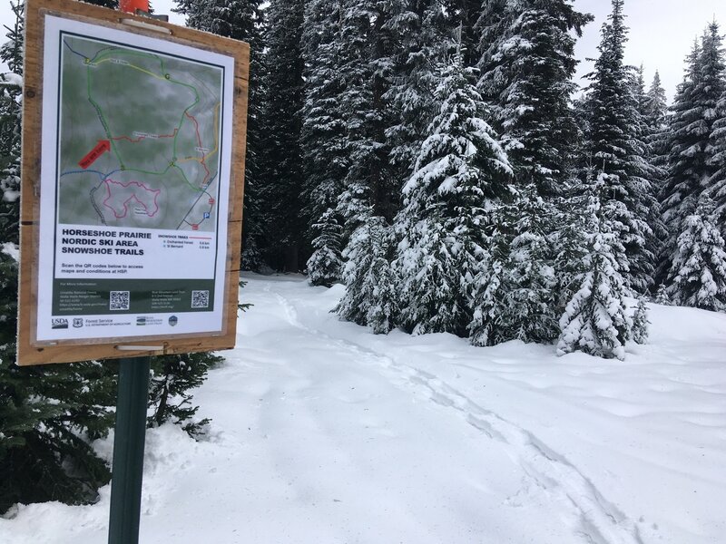 West side entrance to the trail