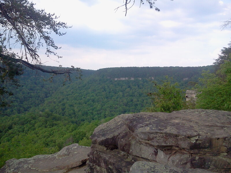 View from Millikin's Overlook.