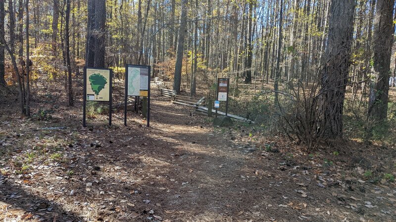 Entrance to the trail