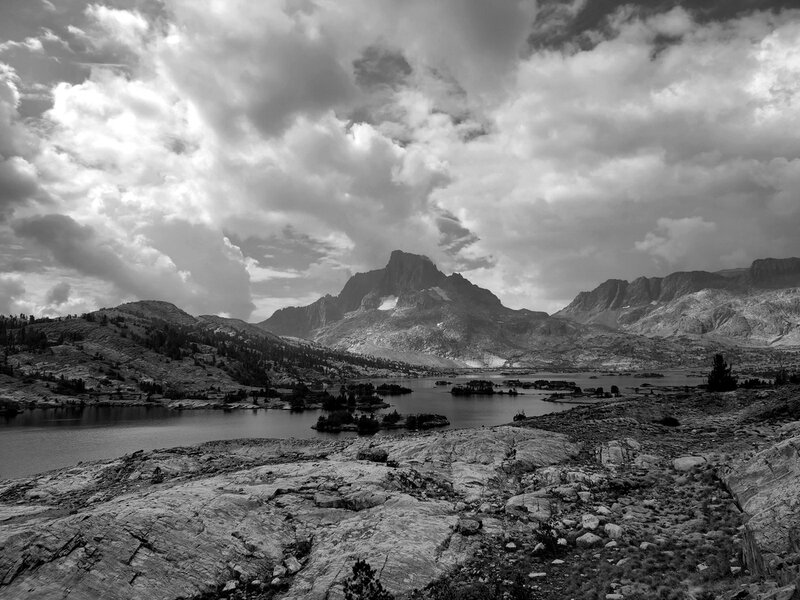 Banner Peak above Thousand Island Lake.