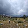 Defying the storm at Lower Davis Lake