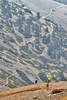 Looking down from the summit of Mt. Baldy