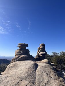 Rock structure about 2 miles from the lowest point.