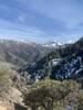 A warm winter hike with a spectacular view south.