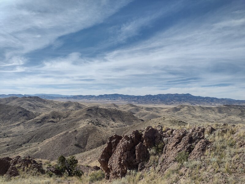 View north west from Chupadera Peak