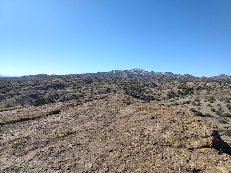 View from the ridge trail looking south