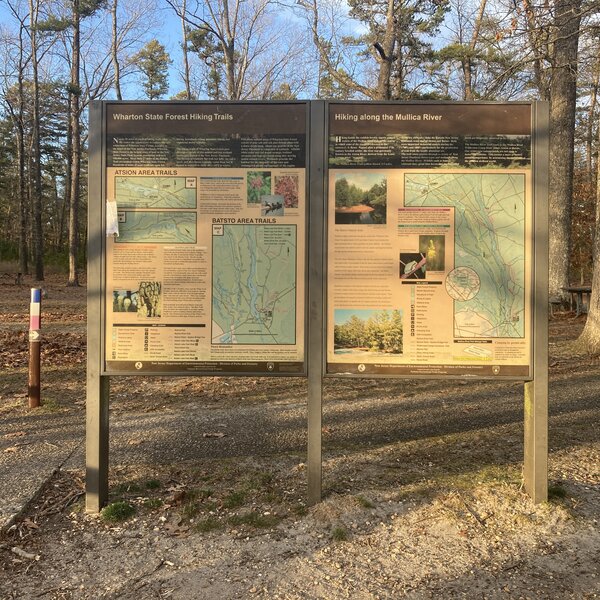 Information Board at Batsto