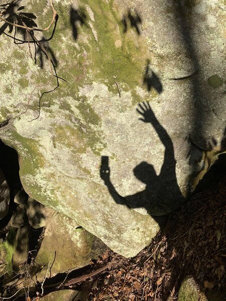 Silhouette Rock on the Grotto Trail.  Be there at the right time in the afternoon.