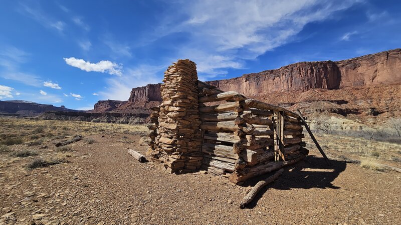 Cabin at the end of the trail.