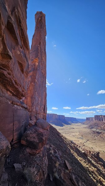 View from the trail.