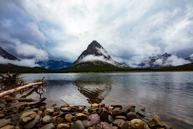 Fall on Mount Grinnell.