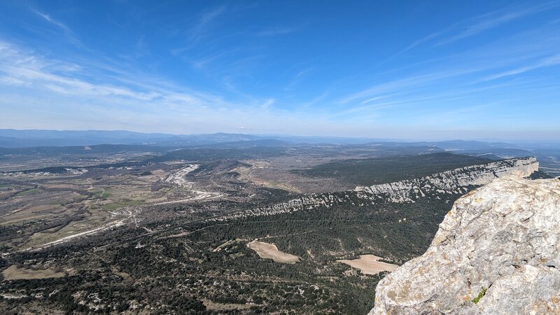 View from Pic St Loup trail (top).