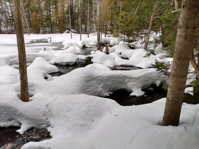 Lake Paradis in winter.