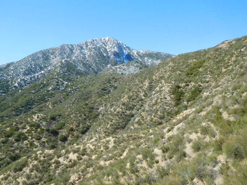 North side of Strawberry Peak from Strawberry Peak Trail.